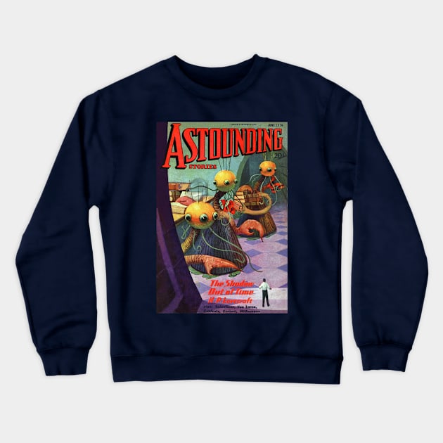 Astounding Stories Crewneck Sweatshirt by MindsparkCreative